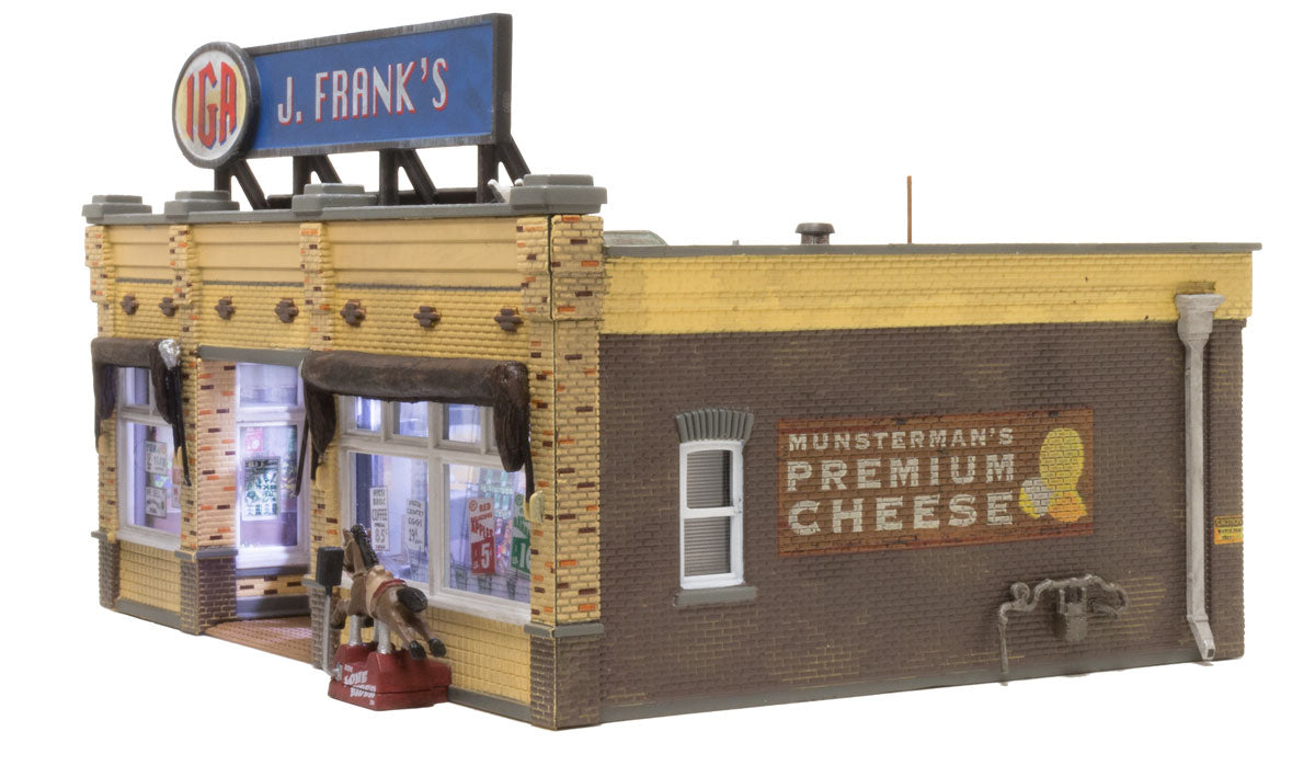 WOODLAND SCENICS J. Frank's Grocery - HO Scale