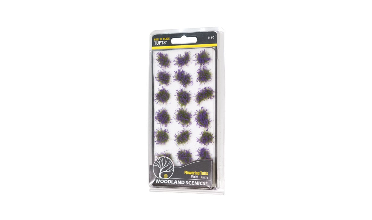 WOODLAND SCENICS Violet Flowering Tufts