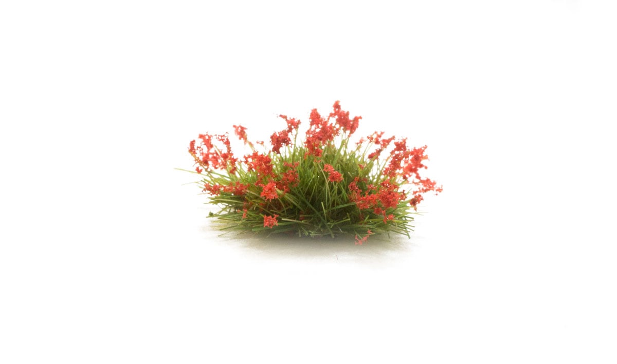 WOODLAND SCENICS Red Flowering Tufts