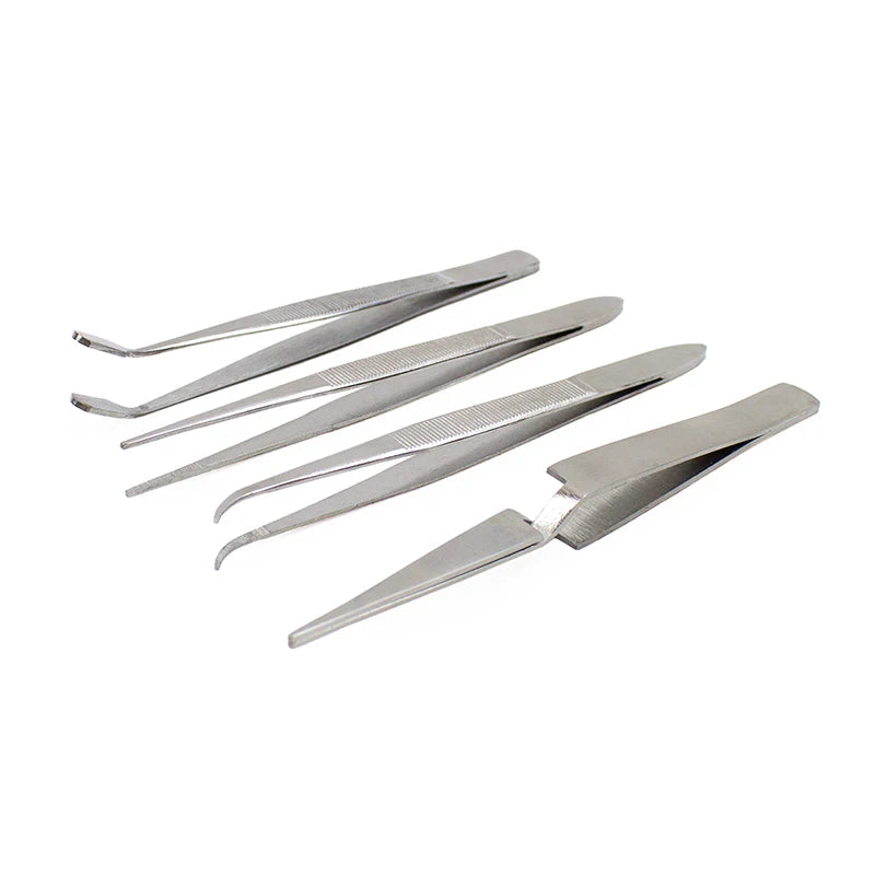 EXCEL 30416 4-Piece Tweezer Set