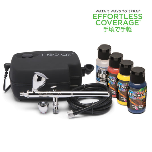Iwata Airbrush NEO CN Gravity Feed Airbrush Set