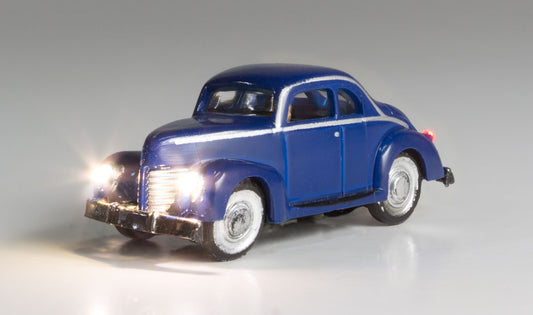 WOODLAND SCENICS Blue Coupe - N Scale