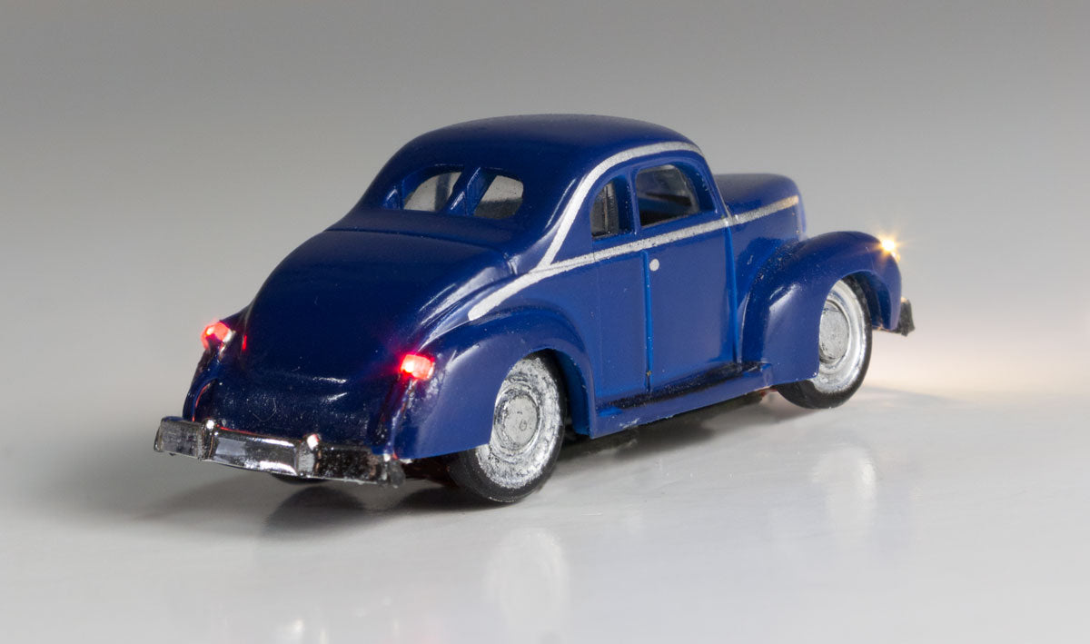 WOODLAND SCENICS Blue Coupe - N Scale