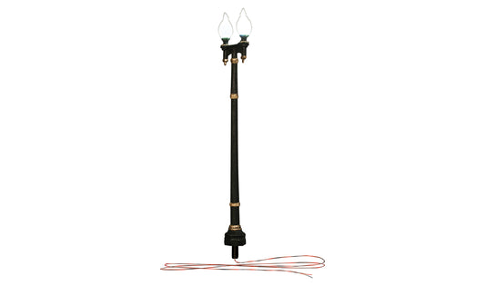 WOODLAND SCENICS N Street Lights Double Lamp Post (3)
