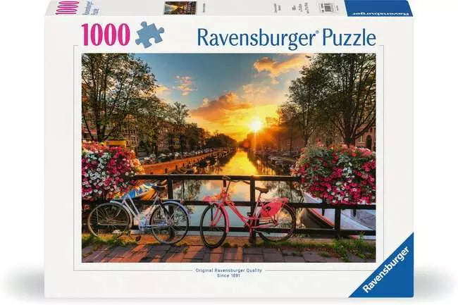 RAVENSBURGER 1000PC - BICYCLES IN AMSTERDAM