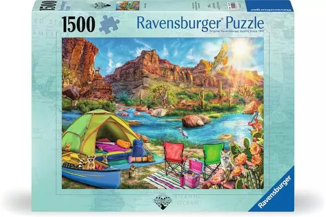 RAVENSBURGER 1500PC - CANYON CAMPING
