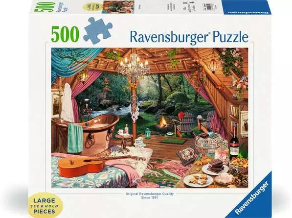 RAVENSBURGER 500PC - COZY GLAMPING