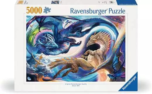 RAVENSBURGER 5000PC -DRAGON DAY AND NIGHT