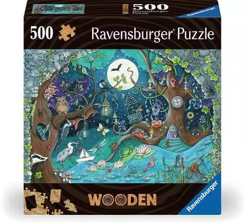 RAVENSBURGER 500PC - FANTASY FOREST - WOODEN