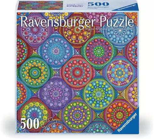 RAVENSBURGER 500PC - ELSPETH MCLEAN: MAGNIFICENT MANDALAS