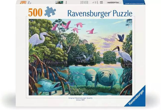 RAVENSBURGER 500PC -MANATEE MOMENTS