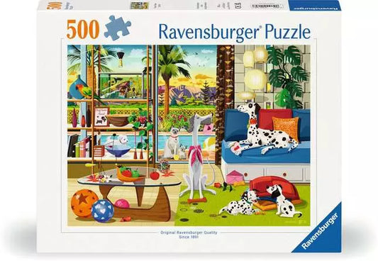 RAVENSBURGER 500PC - PETS OF PALM SPRINGS