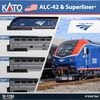 Kato N Amtrak ALC-42 & Superliner Phase VI 4-unit set 10-1788