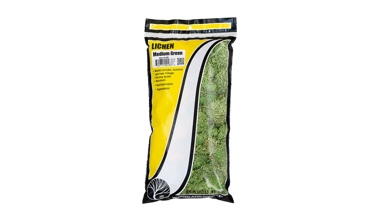 WOODLAND SCENICS Lichen - Medium Green (1.5qt)