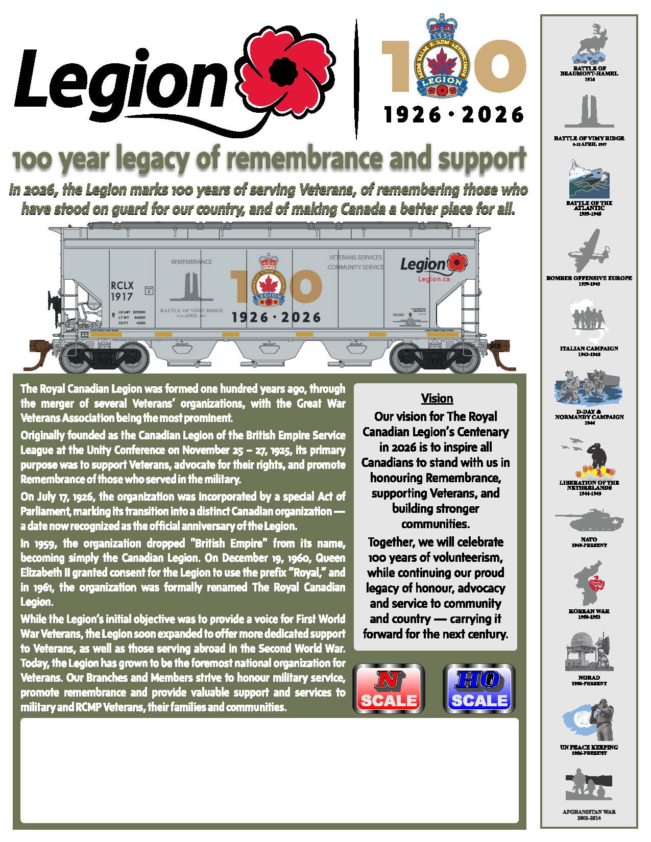 ***PRE ORDER*** NARC - The Legions 100th Anniversary Fantasy Cars N scale