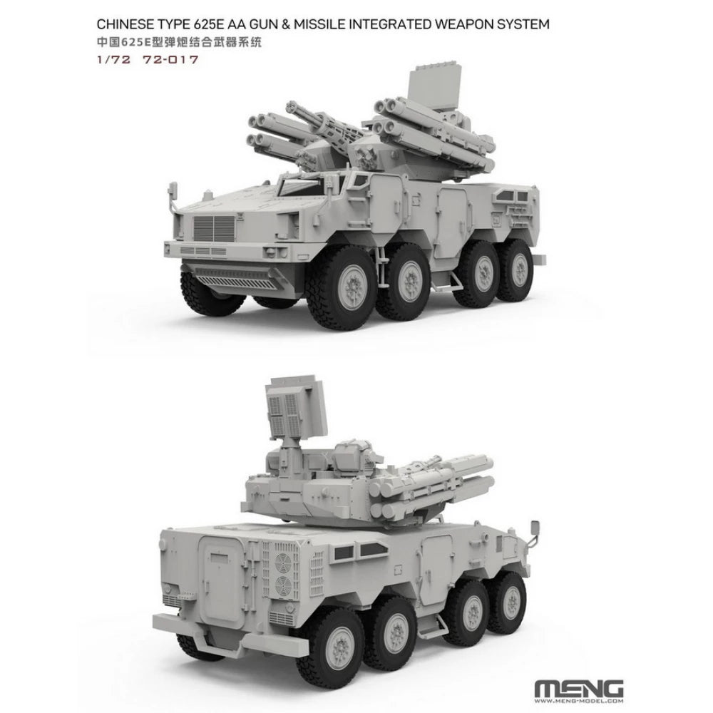 Meng 1/72 Chinese Type 625E AA Gun and Missile Integrated Weapon System