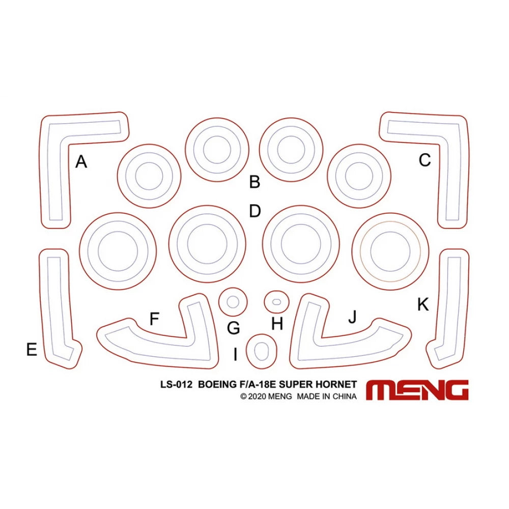 Meng 1/48 Boeing F/A-18E Super Hornet "Golden Dragons"