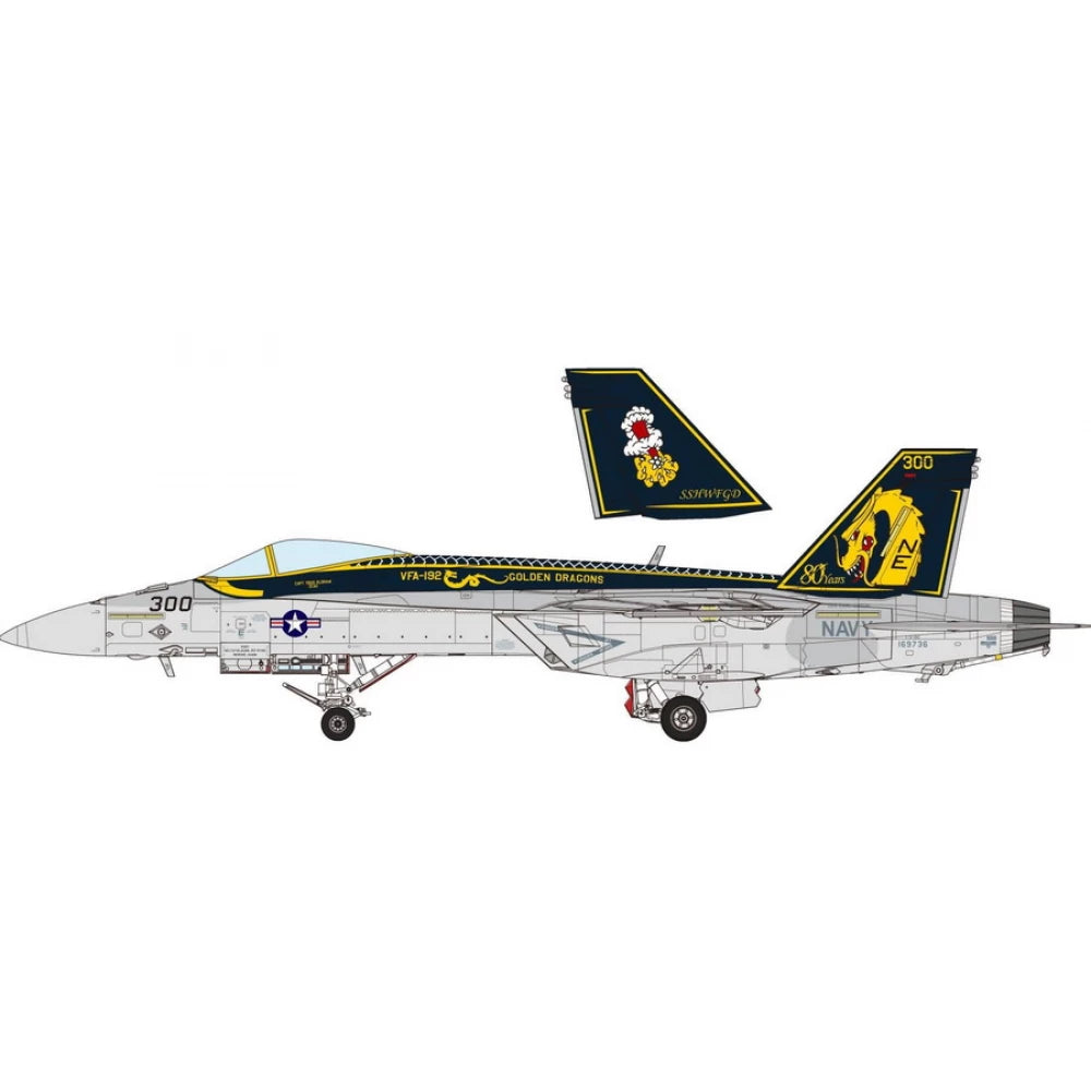 Meng 1/48 Boeing F/A-18E Super Hornet "Golden Dragons"