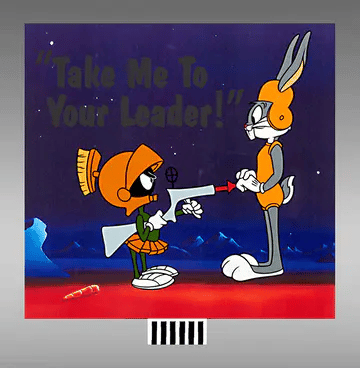 Miller Engineering Animated Neon Signs Marvin Martian Billboard (Large) #88-6201