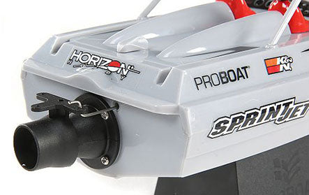 Sprintjet 9" Self-Righting Deep-V Jet Boat Brushed RTR, Blue
