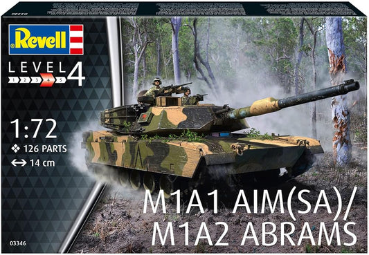 Revell 03346 M1A1 AIM SA / M1A2 Abrams 1/72 Scale