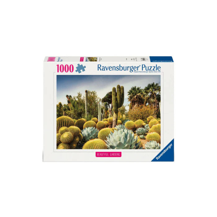 RAVENSBURGER 1000PC - BEAUTIFUL GARDENS: HUNTINGTON DESERT GARDEN, CALIFORNIA
