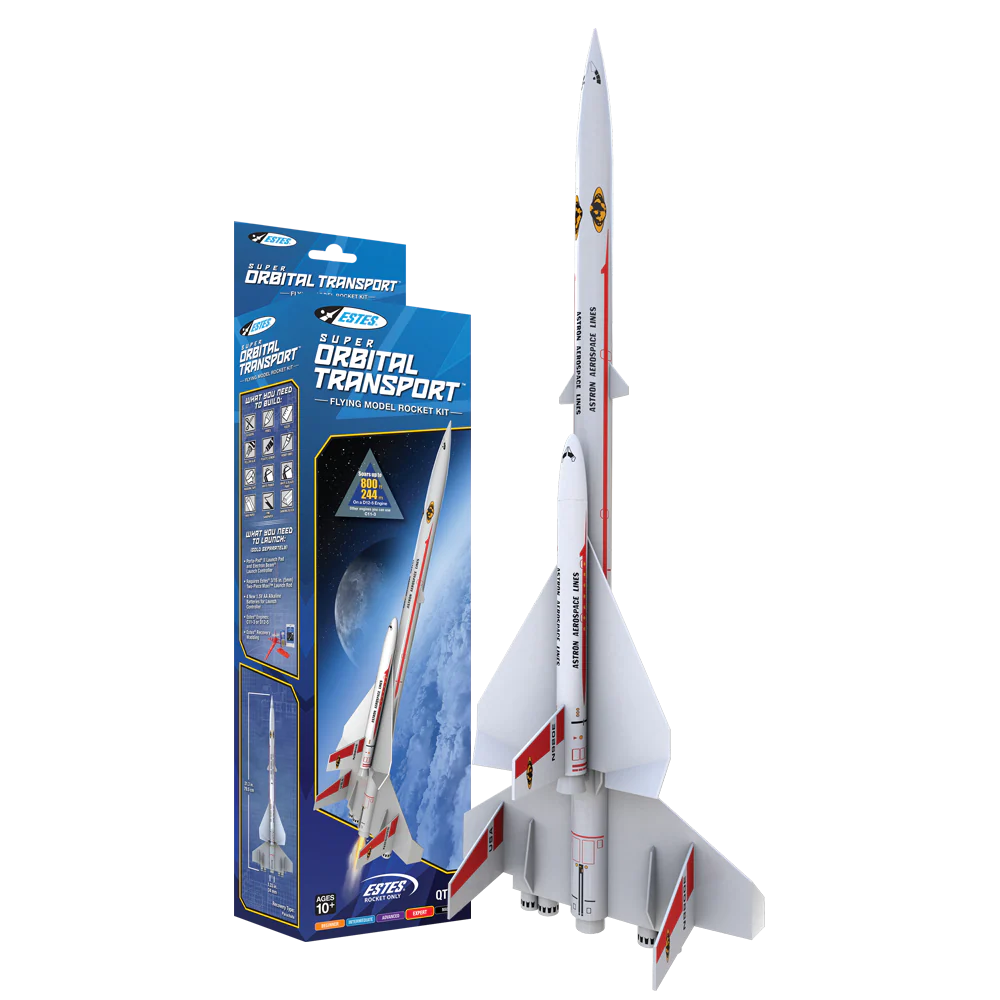 Estes Rockets Super Orbital Transport Model Rocket Kit Expert