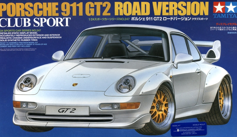 Tamiya  1/24 Porsche GT2 Street Version