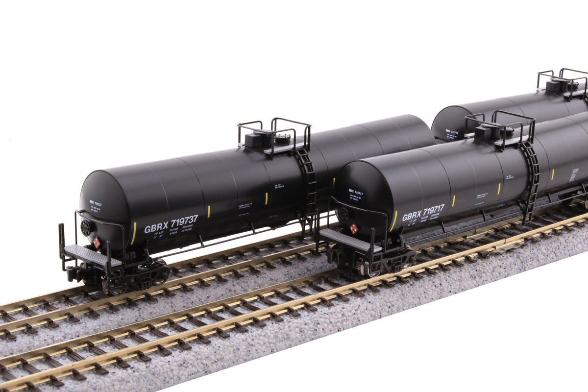 Kato 106-4802 N Greenbrier Tank Car 8 Car Set, GBRX Set B