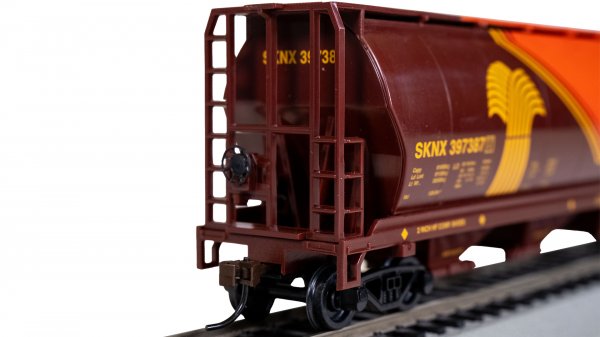 Bachmann 19140 - Canadian 4 Bay Cylindrical Grain Hopper - Saskatchewan - Wheat Herald #397387