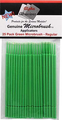 Micro Brushes Green Regular 25pk