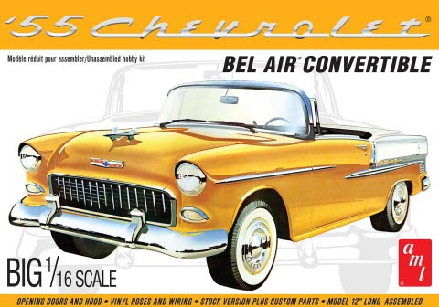 AMT 1/16 1955 Chevy Bel Air Convertible