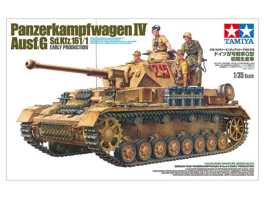 Tamiya 35378 1/35 German Tank Panzerkampfwagen IV Ausf.G (Early Production)