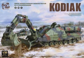 BORDER Model 1/35 Kodiak Swiss Series/ German Demonstrator EV-3 Pionierpanzer (2 in 1)