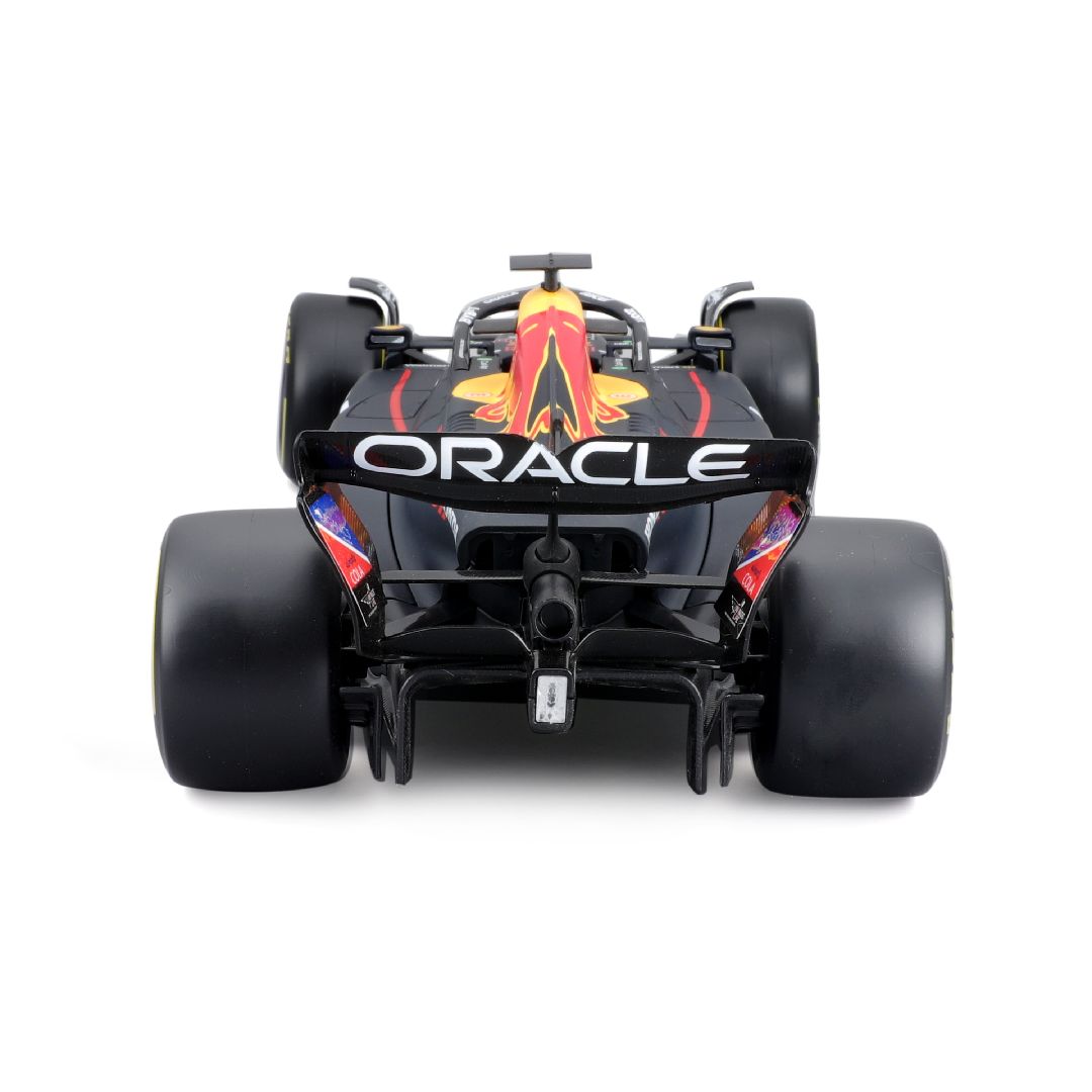 Bburago 1/18 Race Oracle Red Bull Racing RB19 (2023) w/driver (Verstappen #1)