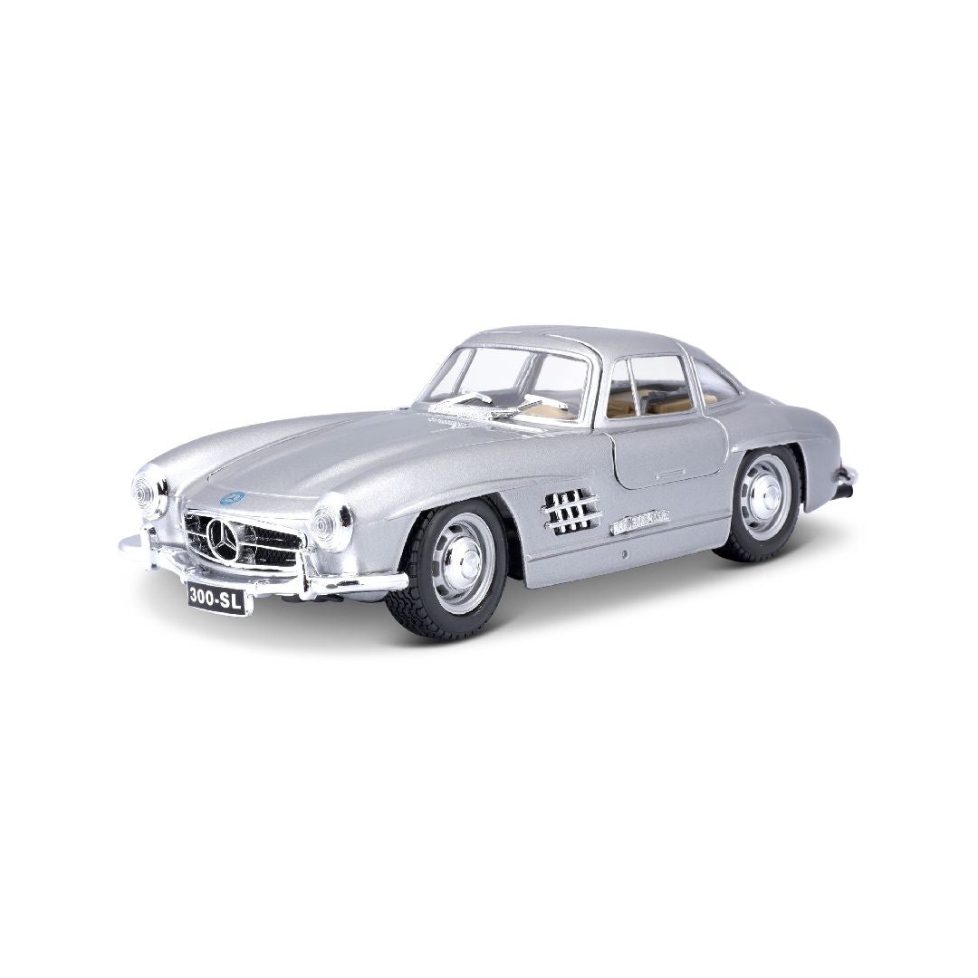 Bburago 1/24 Mercedes-Benz 300 SL (1954) - Silver