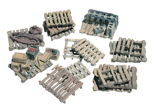 WOODLAND SCENICS HO Assorted Skids (15/pk)
