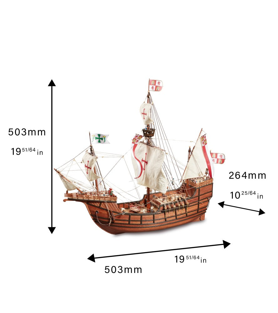 Artesania Latina Caravel Santa Maria. 1:65 Wooden Model Ship Kit