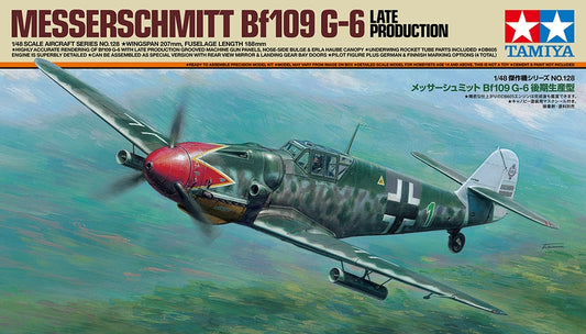 Tamiya 61128 1/48 Messerschmitt Bf109 G-6 (Late Production)