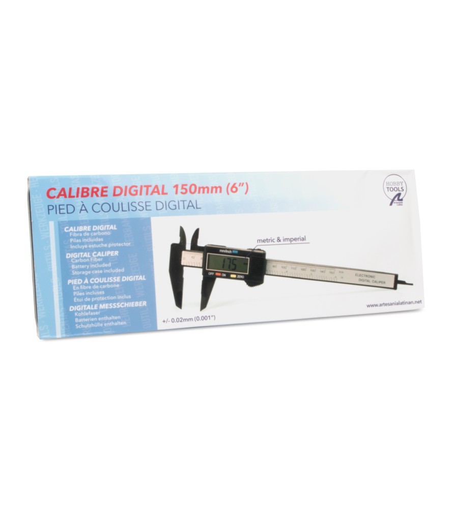 Artesania Latina 27057 Digital Calliper 150 mm (6'') with Storage Case