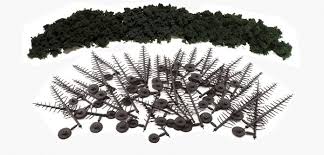 WOODLAND SCENICS Realistic Tree Kit - 24 Pines 2 1/2"-6"