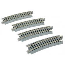 Kato N 315mm 12-3/8" Radius Curve 15° (4) 20-121