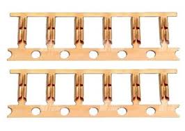 Kato 24-810 N Flexible Track Nickel Silver Joiners, 12 Pack