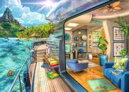 Ravensburger Tropical Island Charter - 1000pcs