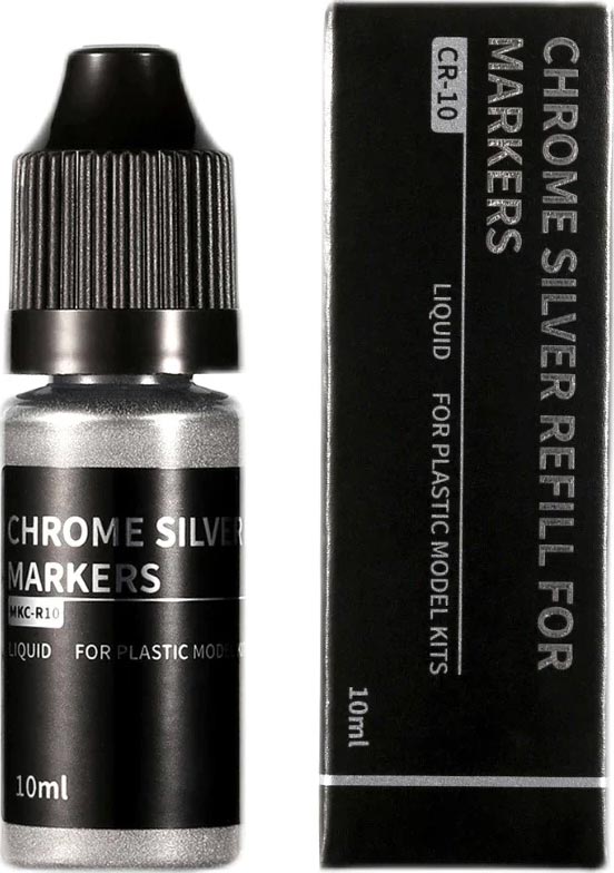 DSPIAE Chrome Silver Refill For Markers 10ml