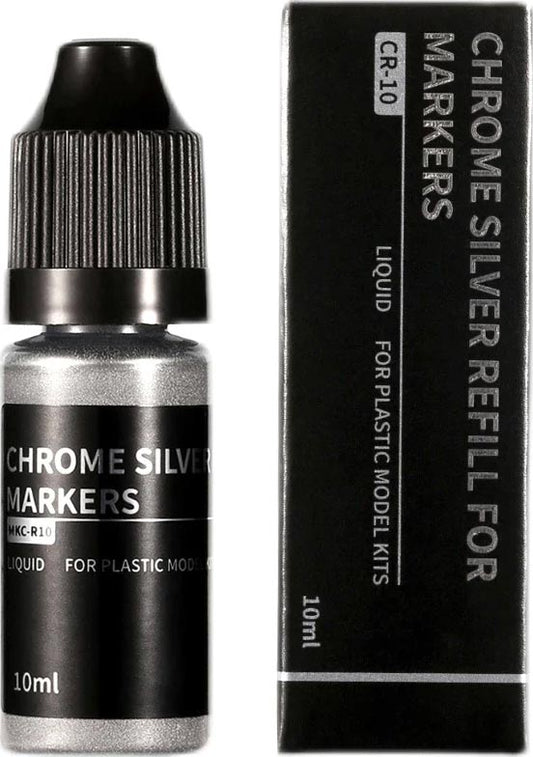 DSPIAE Chrome Silver Refill For Markers 10ml