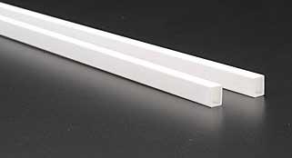 Styrene Rectangle Tube .250 x .375 (2) By EVERGREEN SCALE MODELS