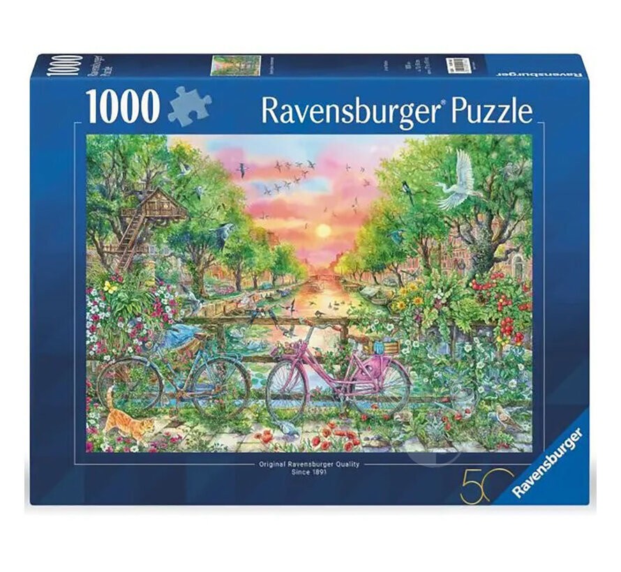 RAVENSBURGER 1000PC - DREAMY BIKES IN AMSTERDAM