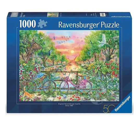 RAVENSBURGER 1000PC - DREAMY BIKES IN AMSTERDAM