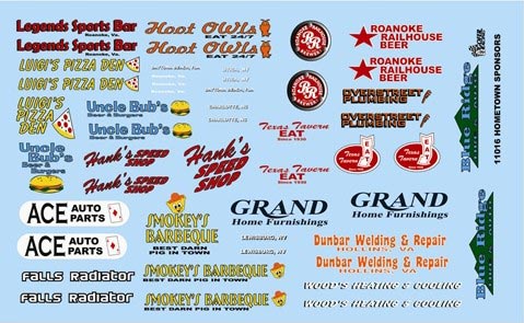 Gofer Racing 1/24-1/25 Hometown Sponsor Logos #1